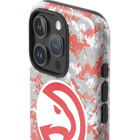 NBA Atlanta Hawks Digi Camo iPhone 16 Pro Impact Case
